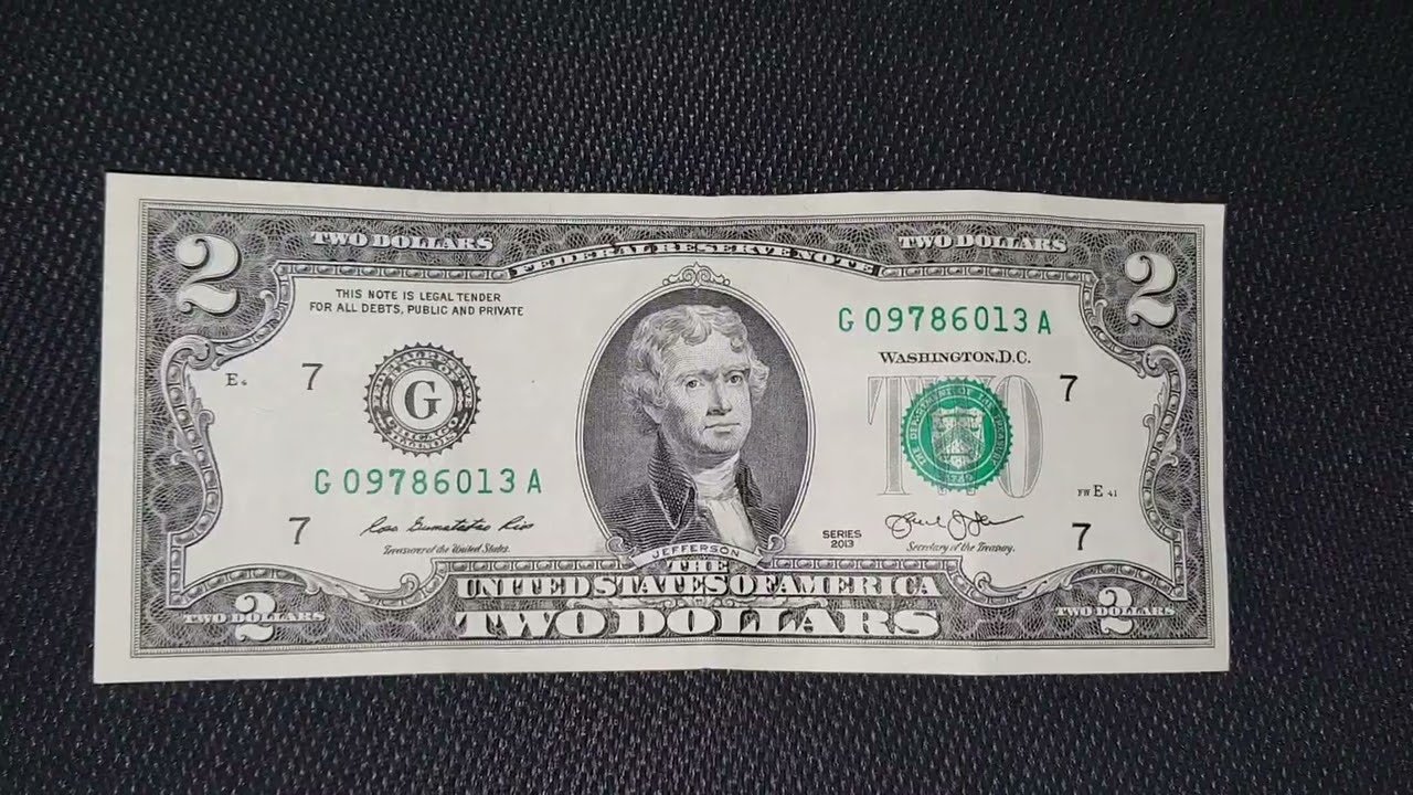 Your Old $2 Bill Might Be Worth $4,500 or More